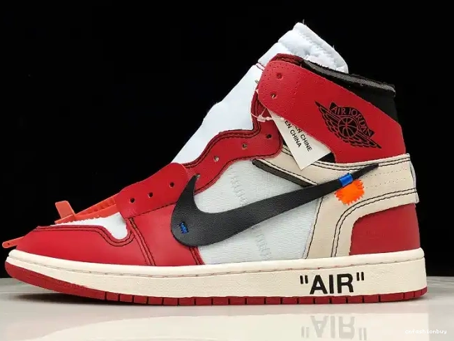 Ten Retro Chicago Jordan AA3834-101 Air The 1 Off-White 0629